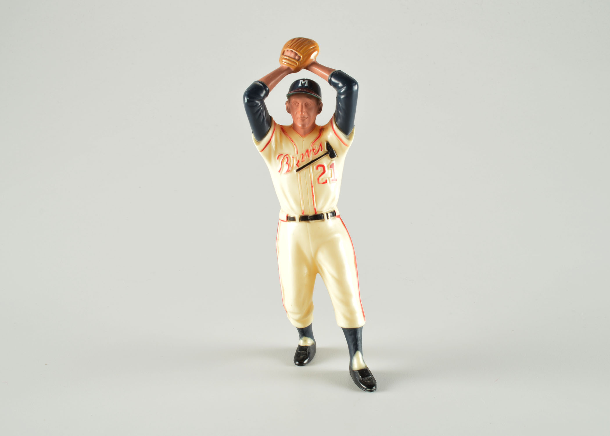 Original 1950s (HOF) Warren Spahn Hartland Plastics Baseball Statue