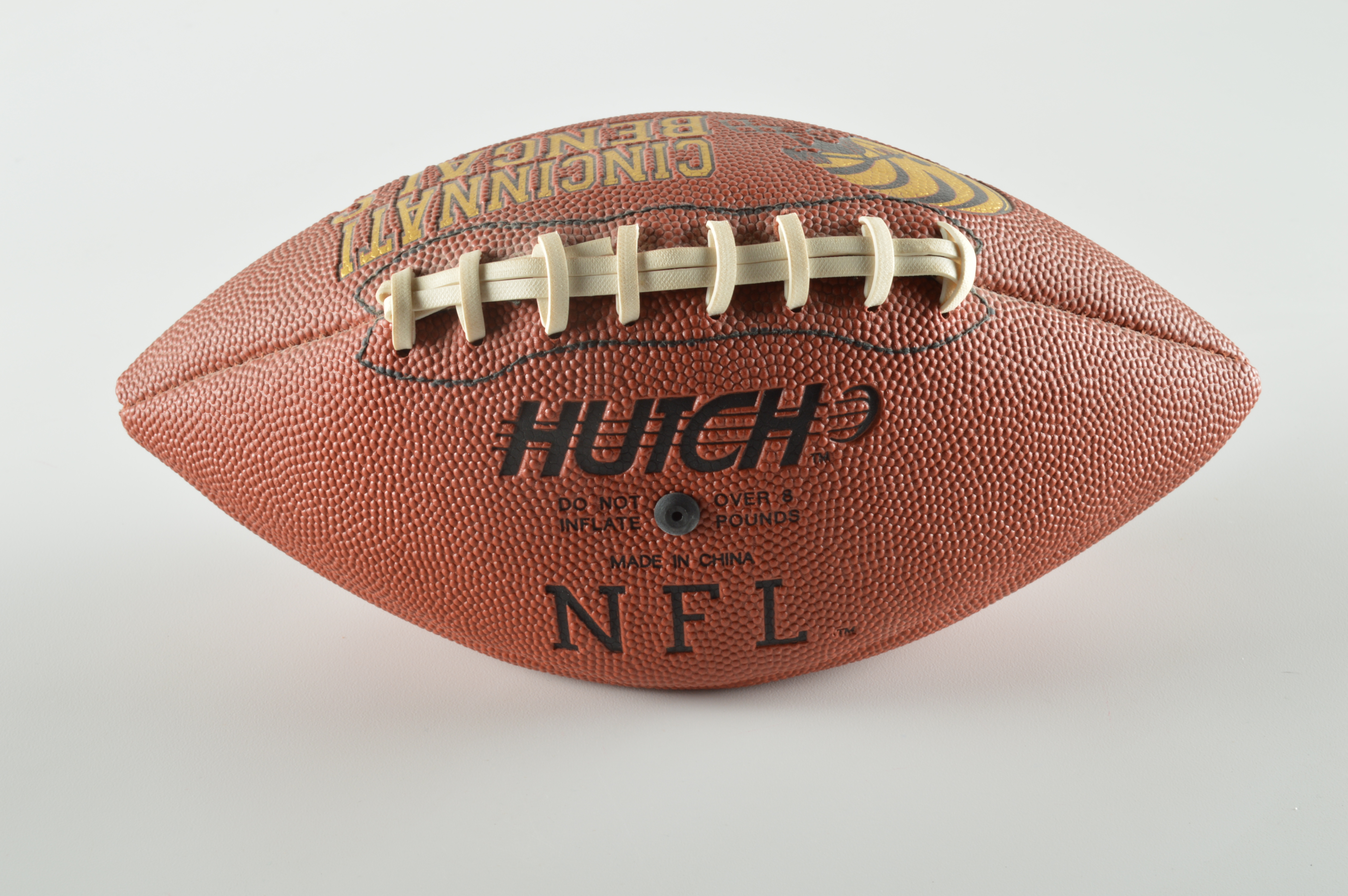 Pete Johnson Autographed Cincinnati Bengals Football & Jim Breech Signed Photo