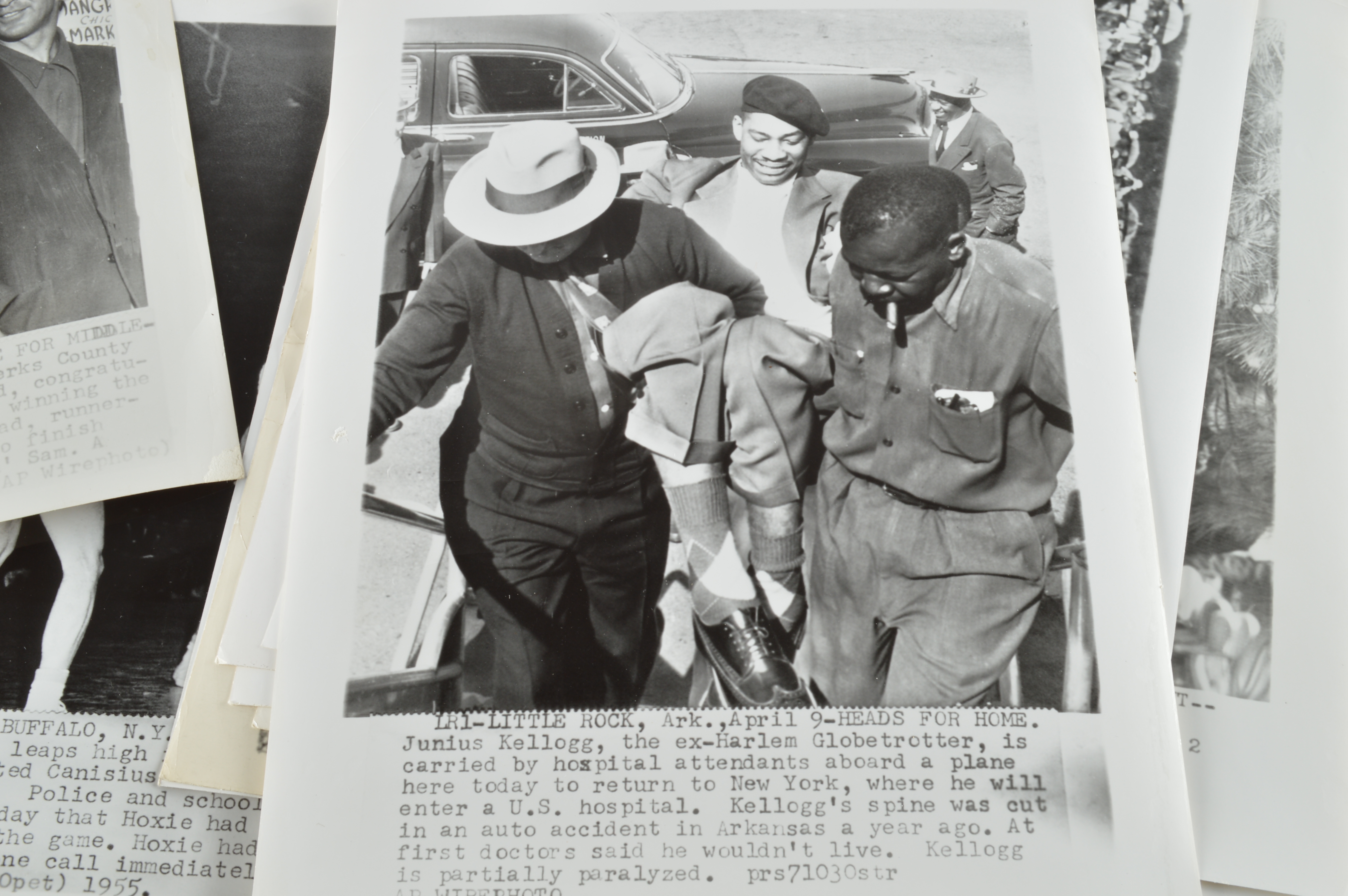 Thirty Seven Black & White Sports Press Photos Football, Basketball, Golf, Etc