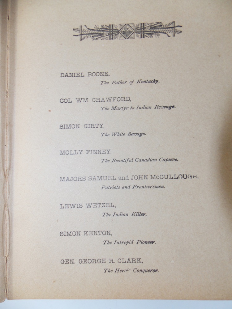 "Famous Frontiersmen, Pioneers and Scouts" by E G Cattermole, A. B. 