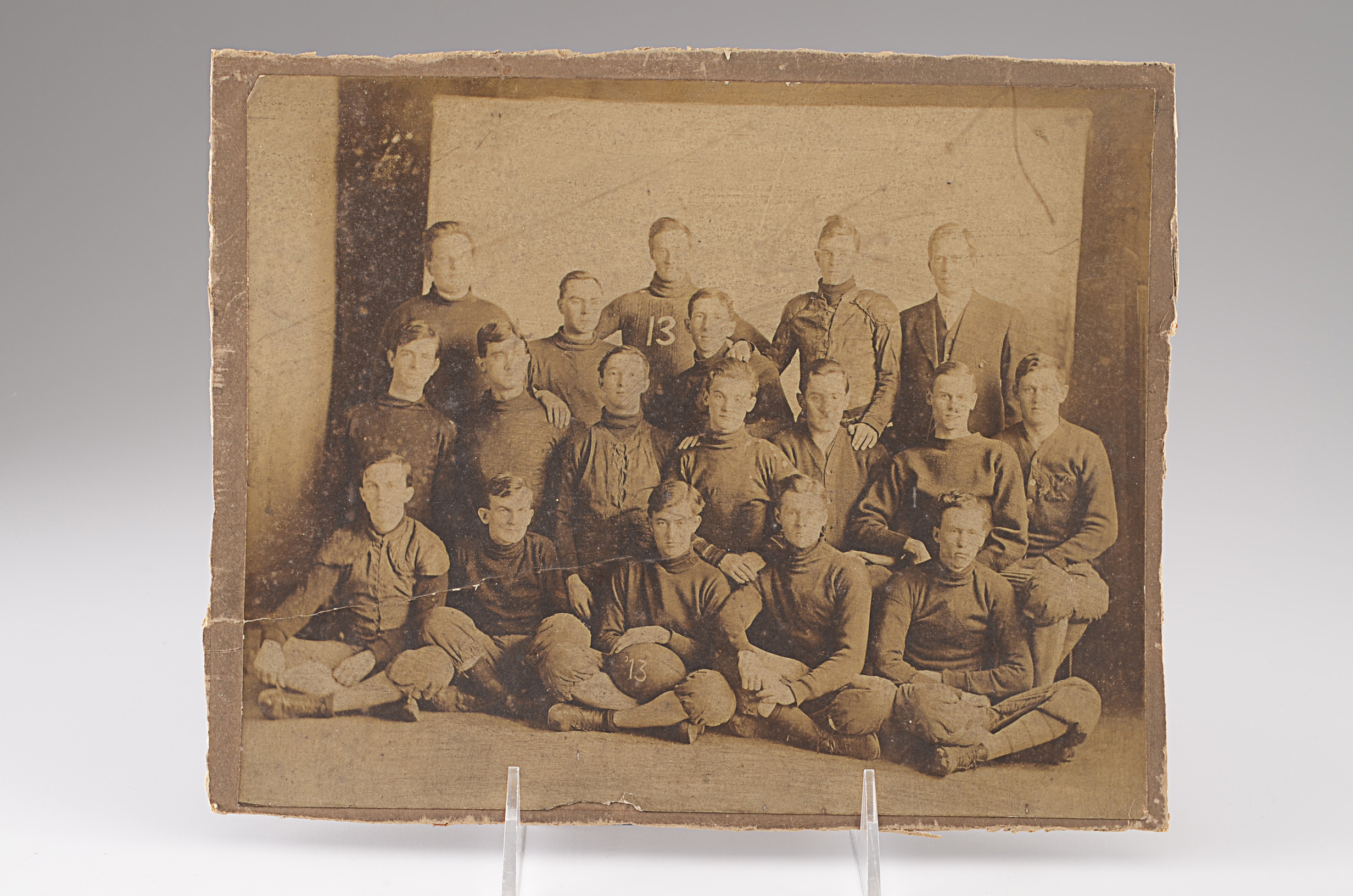 Two Vintage Football Team Photos