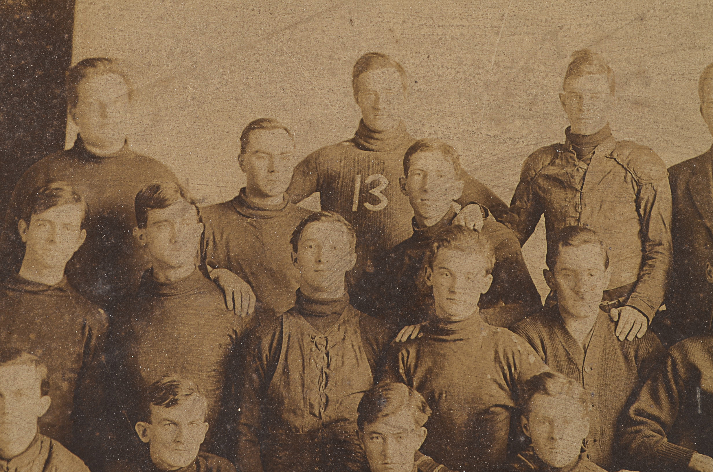 Two Vintage Football Team Photos