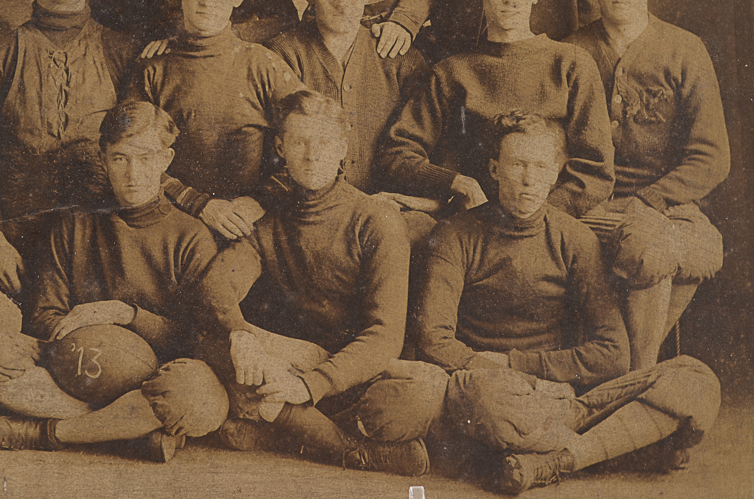 Two Vintage Football Team Photos