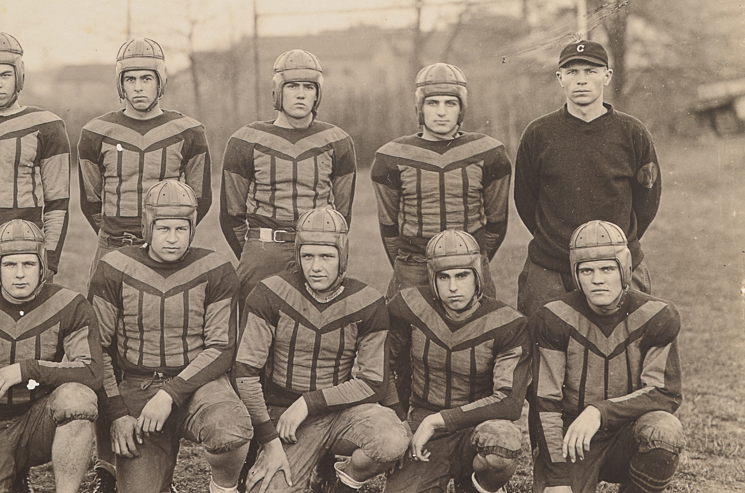 Two Vintage Football Team Photos