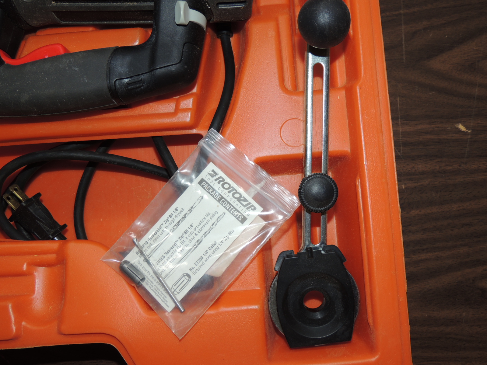 Rotozip Revolution Spiral Saw with Zipmate Attachment