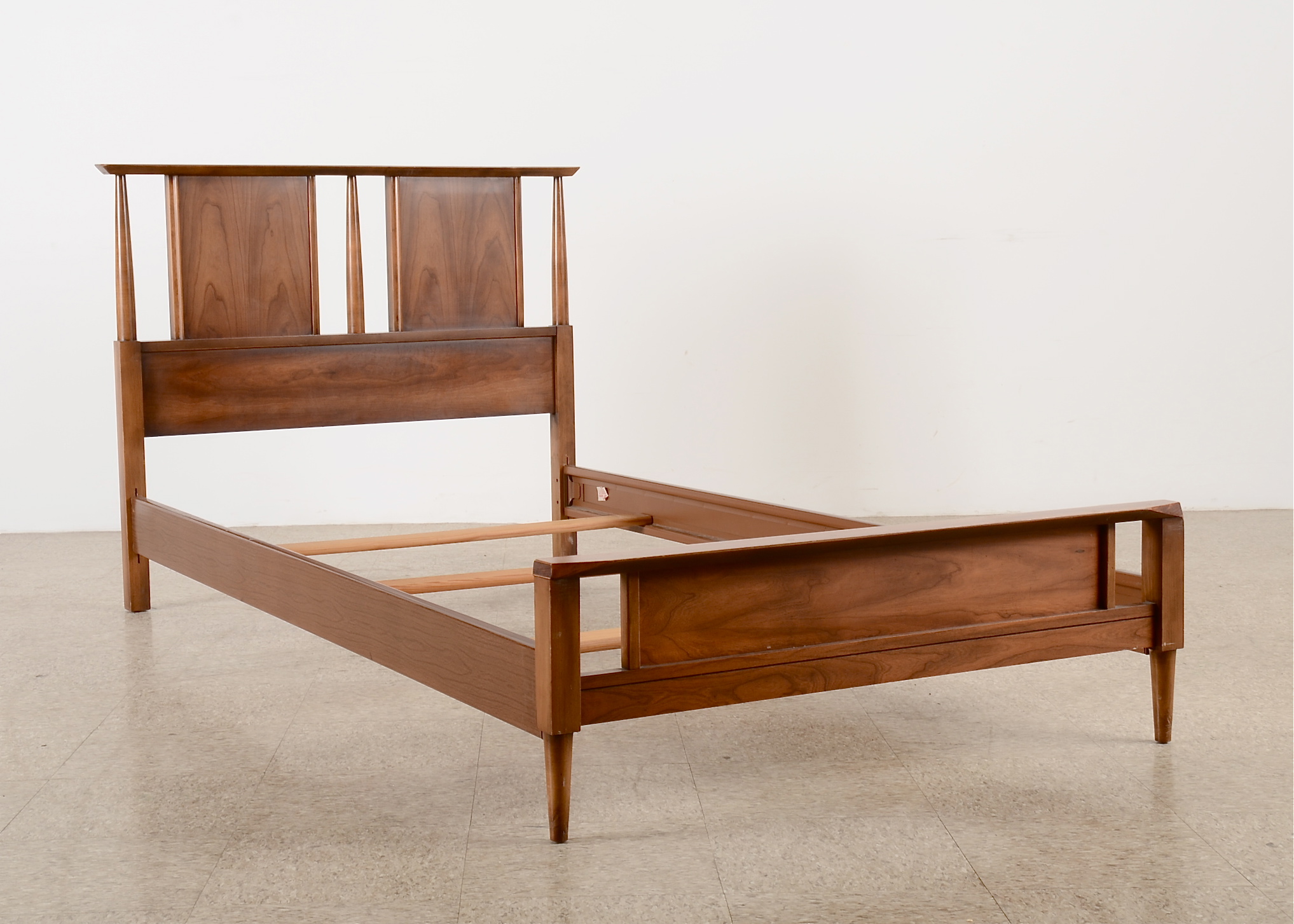Mid-Century Modern Bed Frame, Dixie Furniture