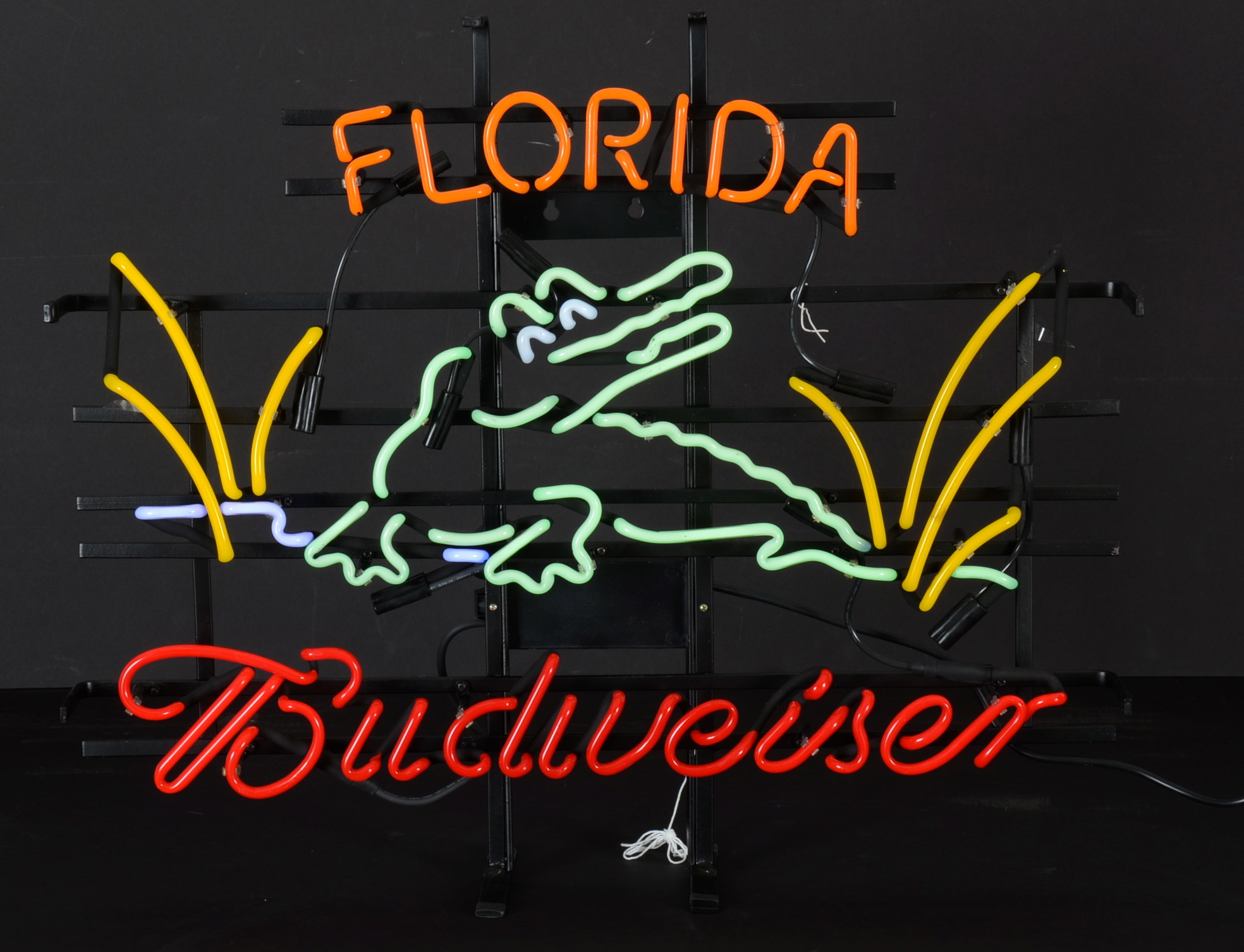 Stunning University of Florida/Budweiser "Gator" Neon Sign