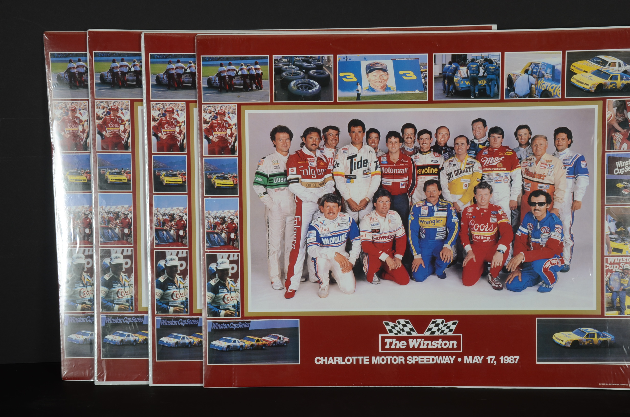 Winston 1992 First Night Race & 1987 "Uncensored" Charlotte Speedway Posters