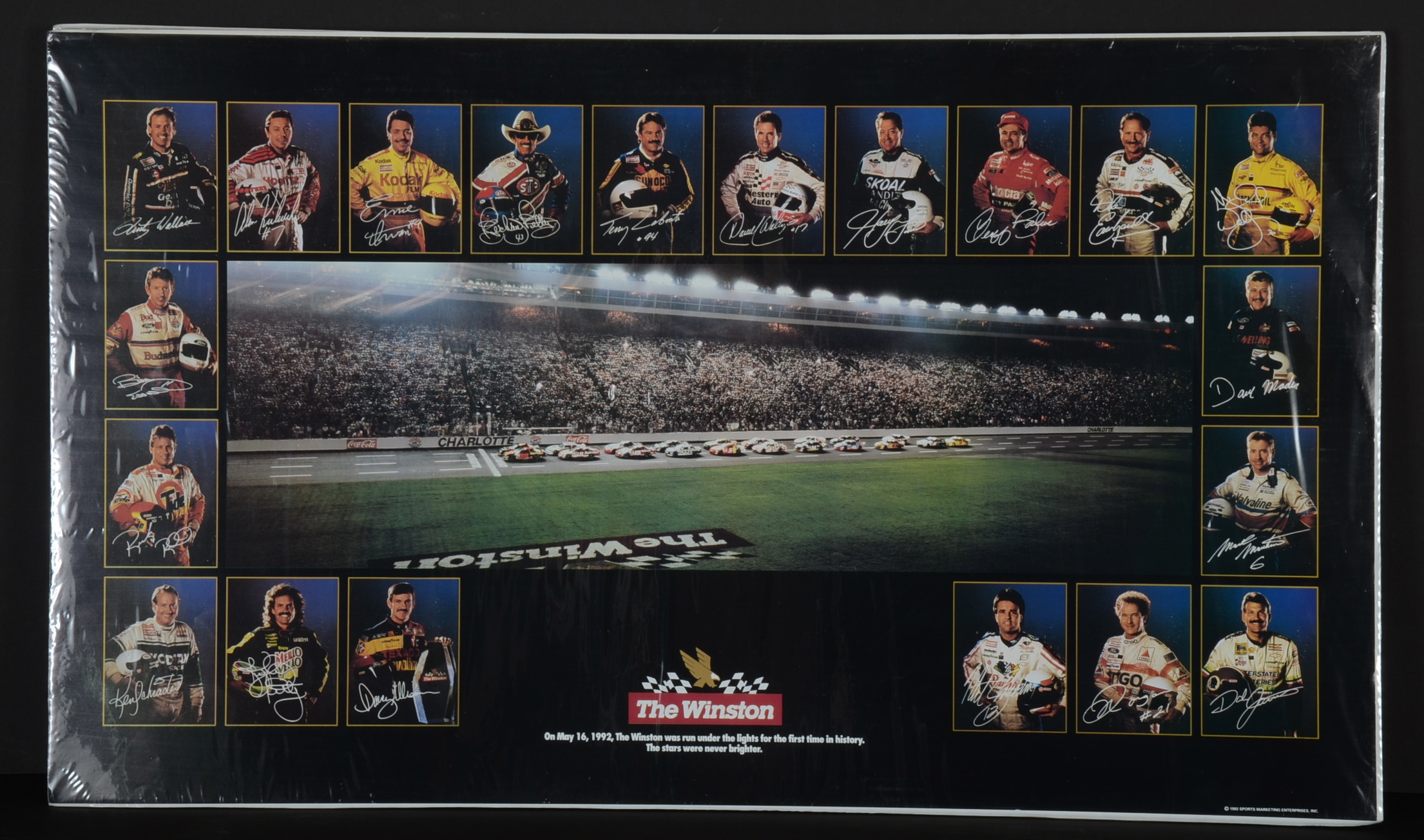 Winston 1992 First Night Race & 1987 "Uncensored" Charlotte Speedway Posters