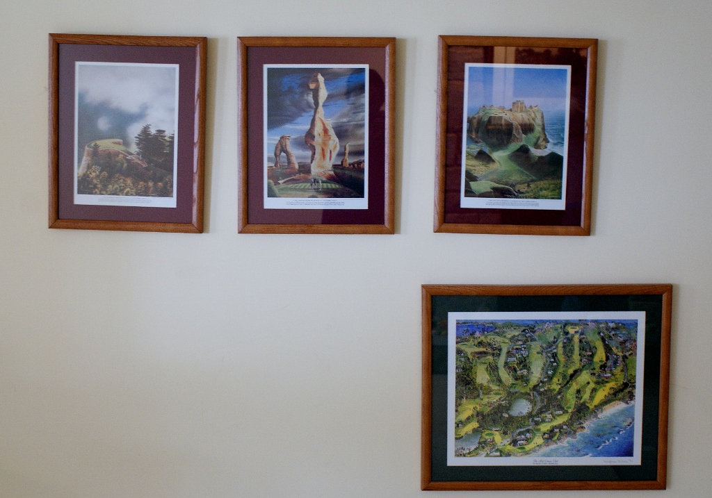 Four Golf Related Prints Loyal H. Chapman And Vaughan Evans