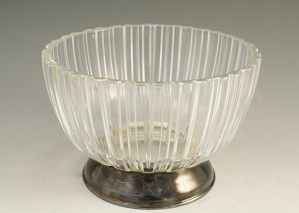 Three Silver Plated Rim Serving Bowls