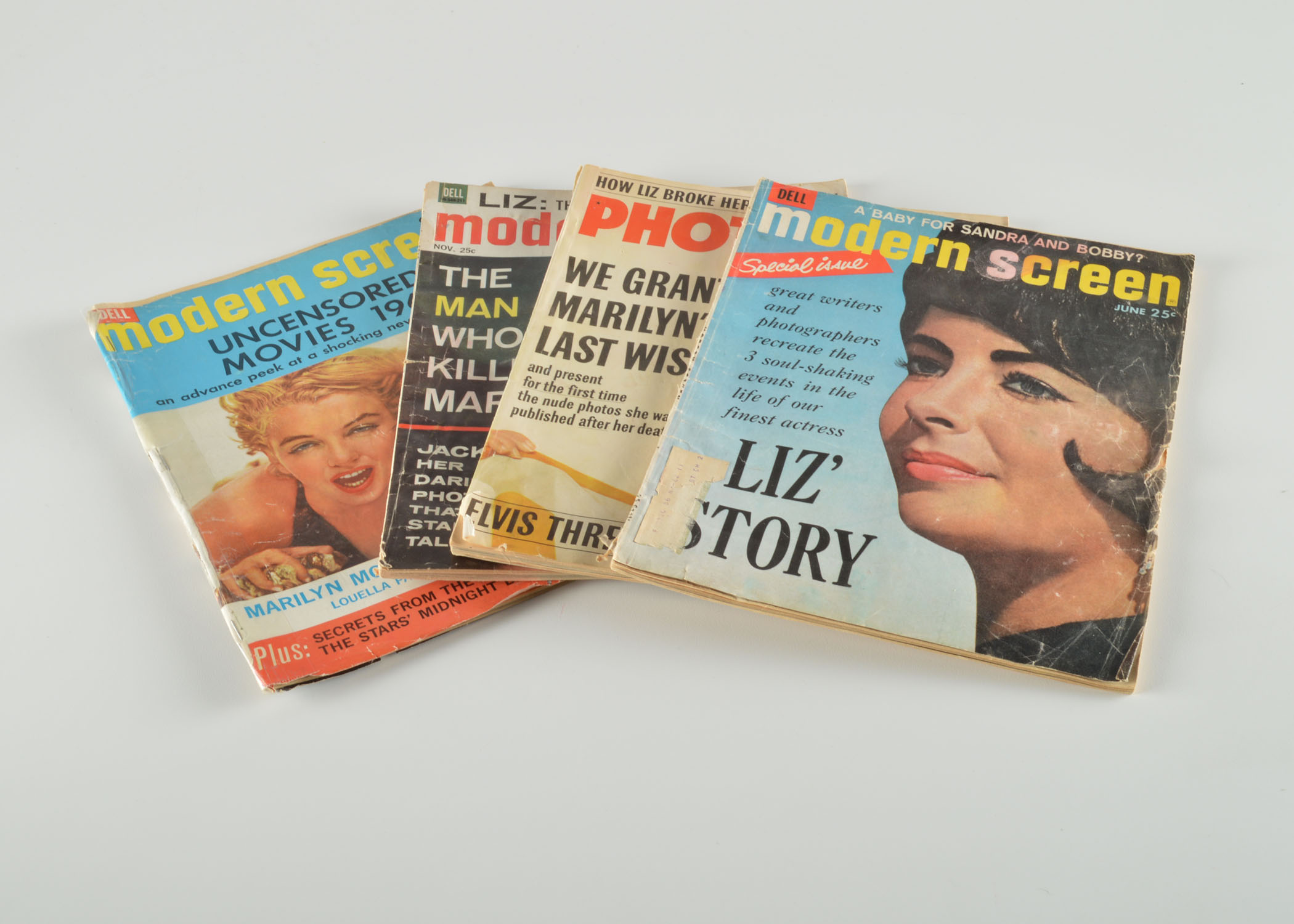 A Collection of 1960s "Modern Screen" and "Photoplay" Magazines