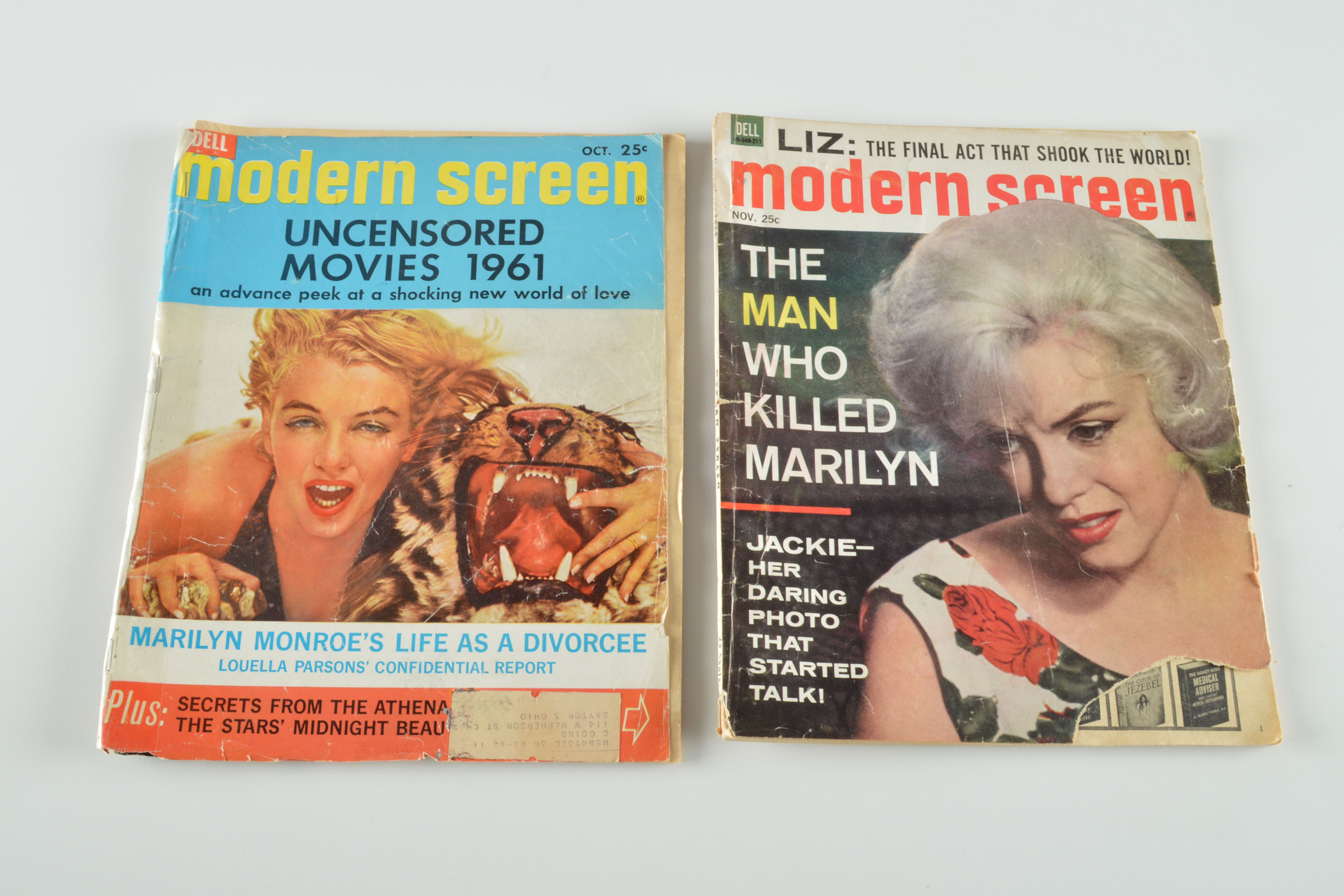 A Collection of 1960s "Modern Screen" and "Photoplay" Magazines