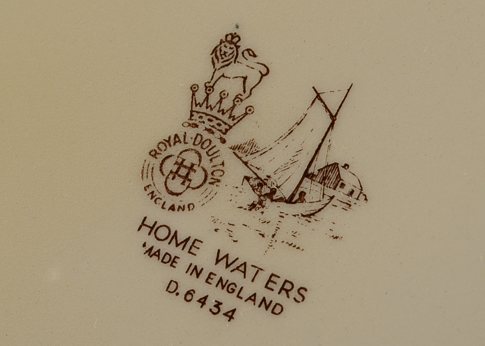 Royal Doulton 'Home Waters' Sailboat Decorative Plate