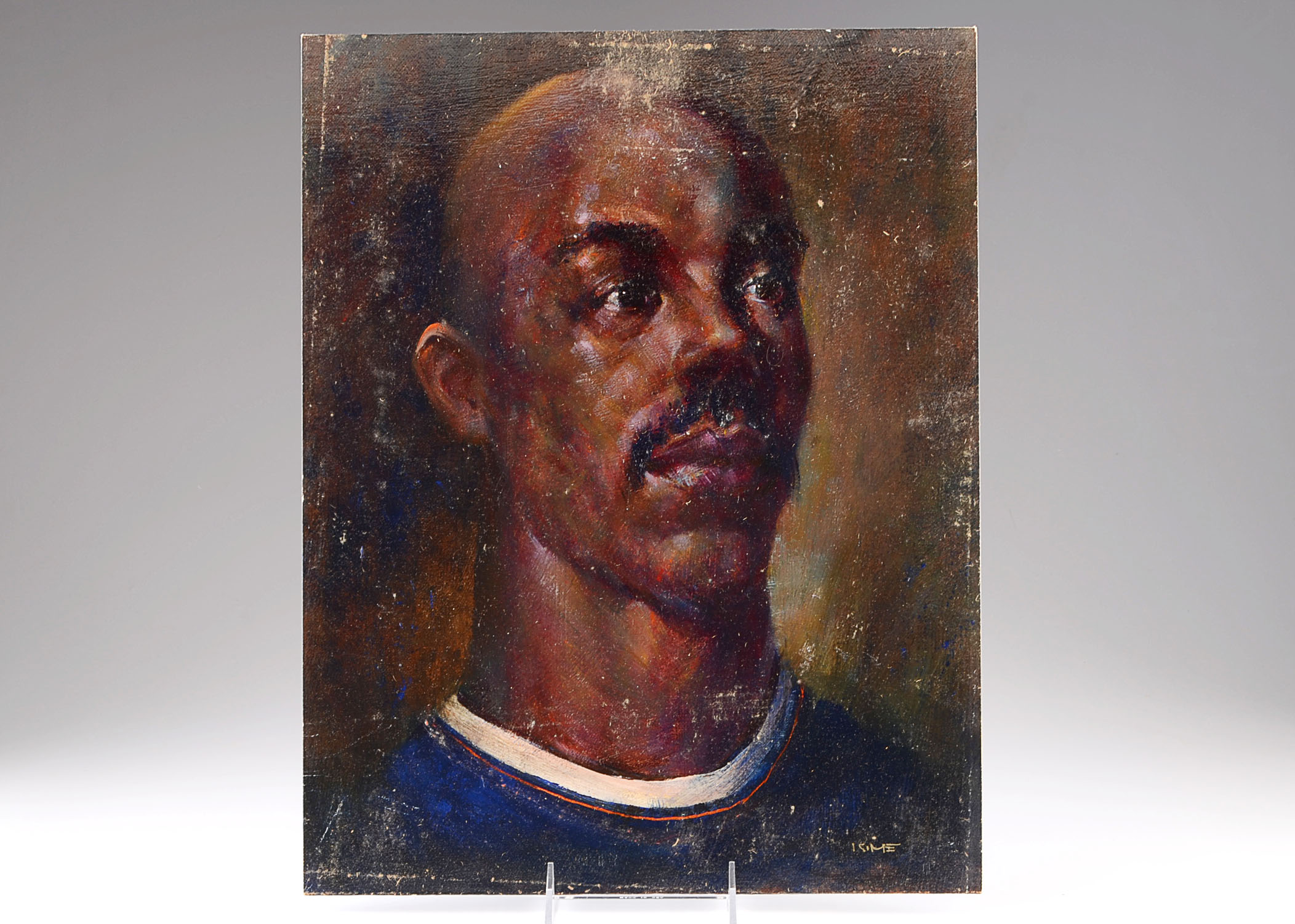 Original Wesley Kime Oil Painting on Academy Board