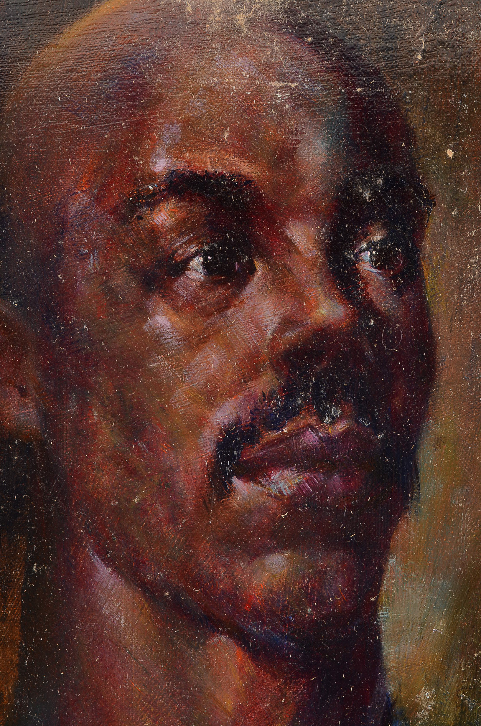 Original Wesley Kime Oil Painting on Academy Board