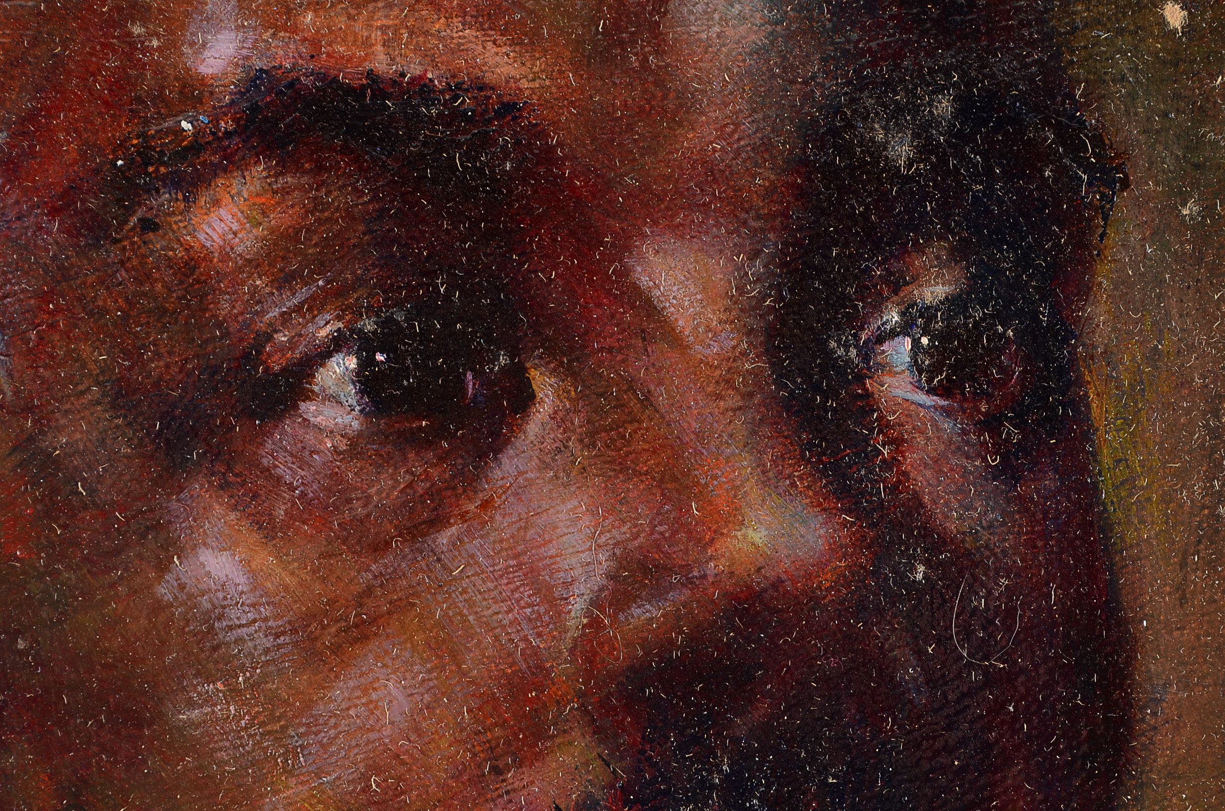 Original Wesley Kime Oil Painting on Academy Board