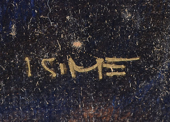 Original Wesley Kime Oil Painting on Academy Board