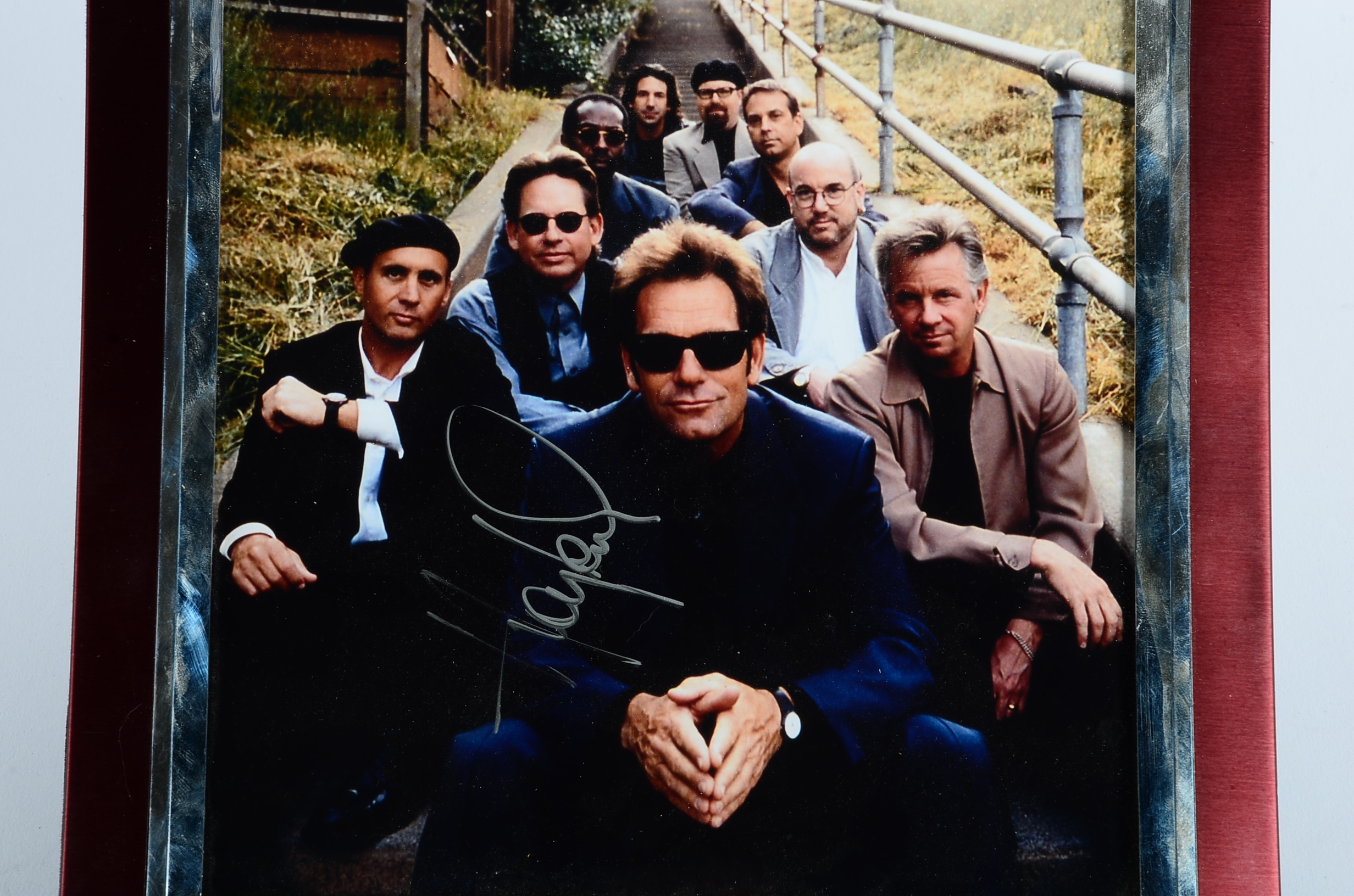 Huey Lewis Signed Photograph 