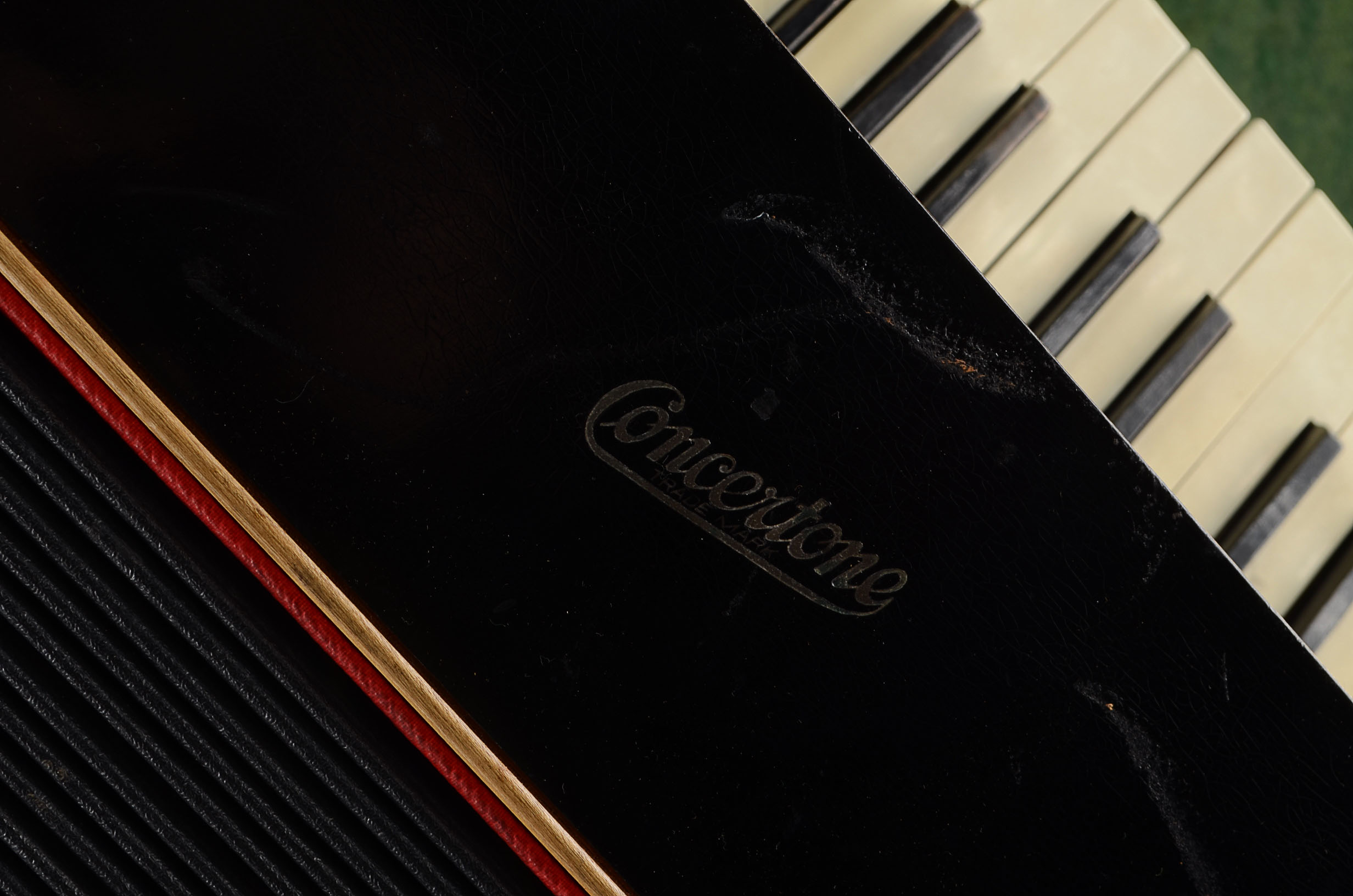 Vintage Concertone Accordion with Case