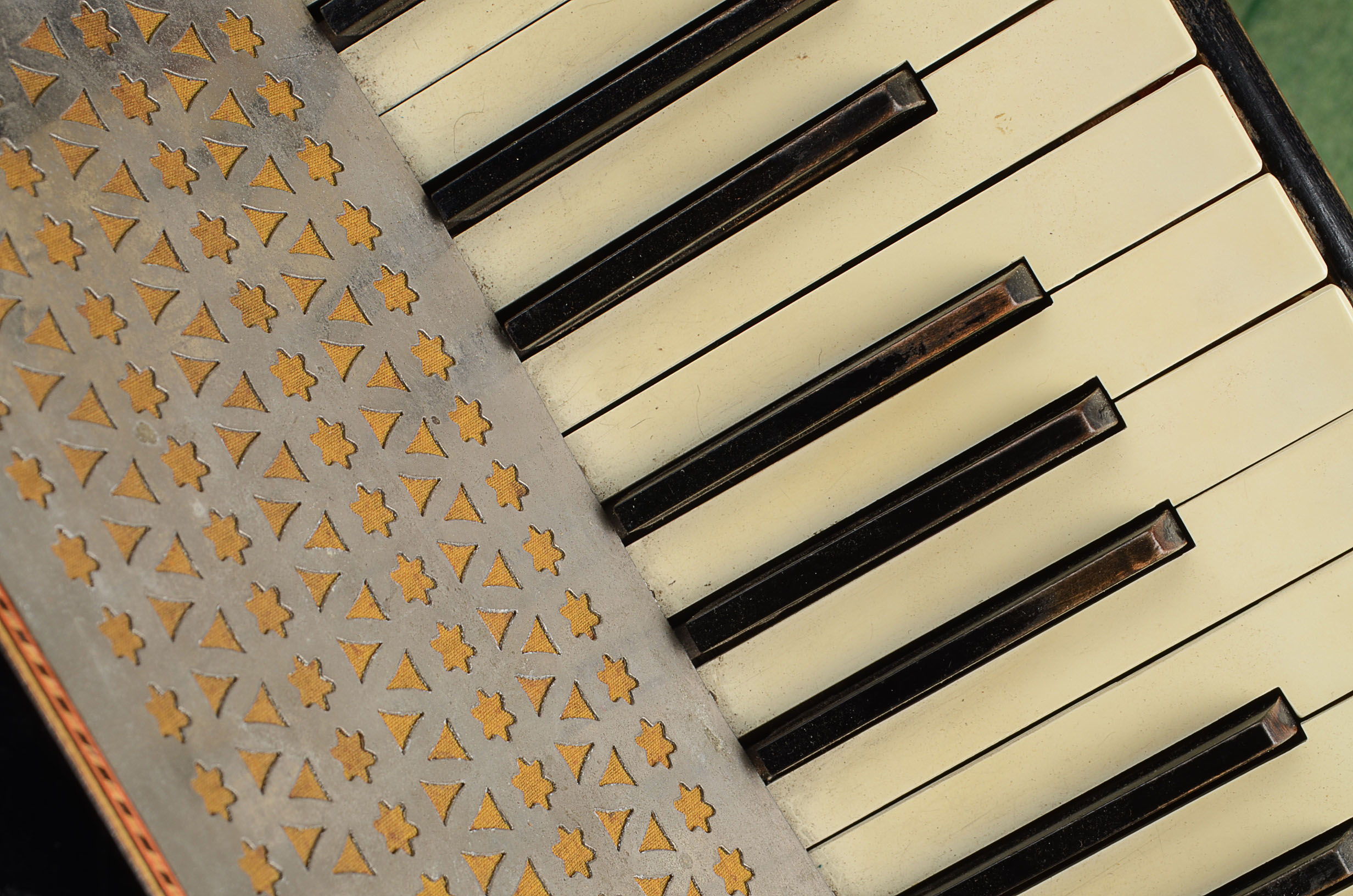 Vintage Concertone Accordion with Case