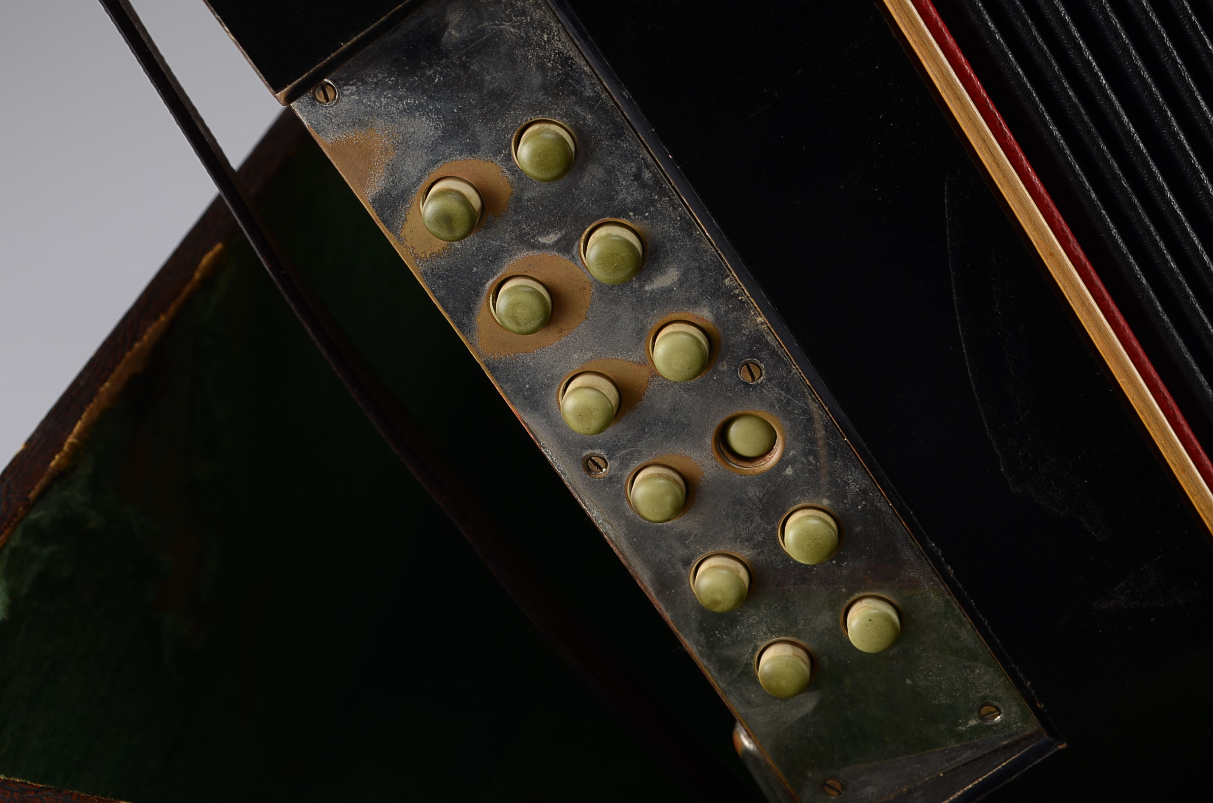 Vintage Concertone Accordion with Case