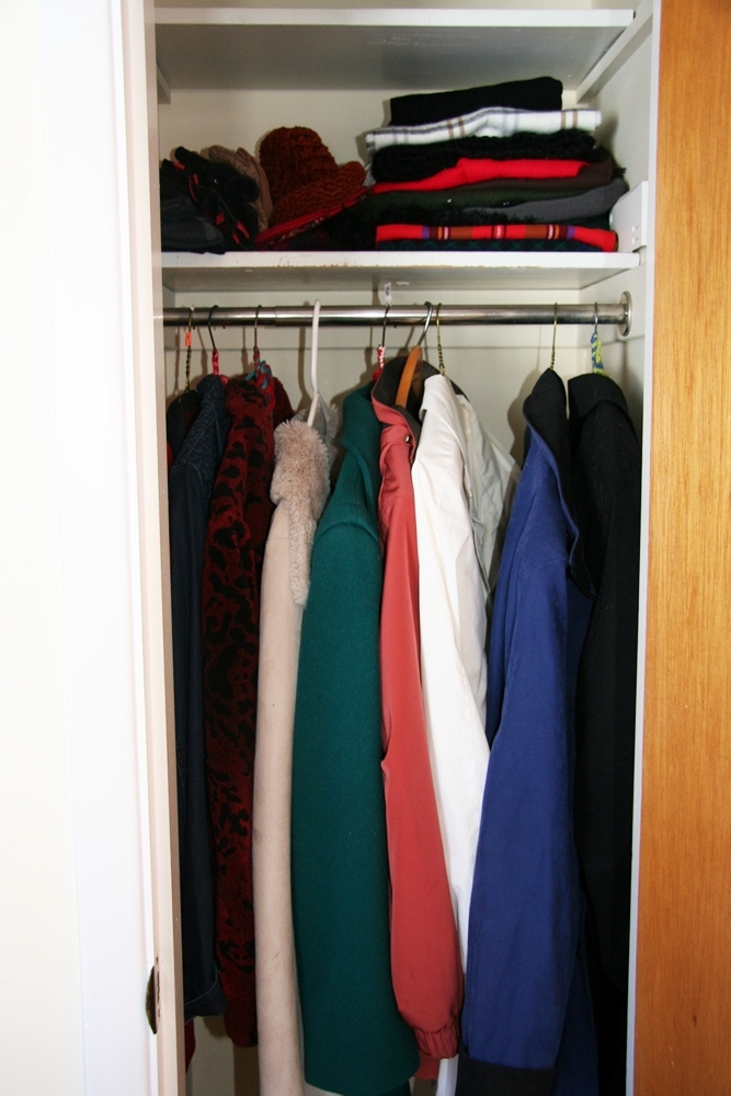 Winter Coat Closet Cleanout