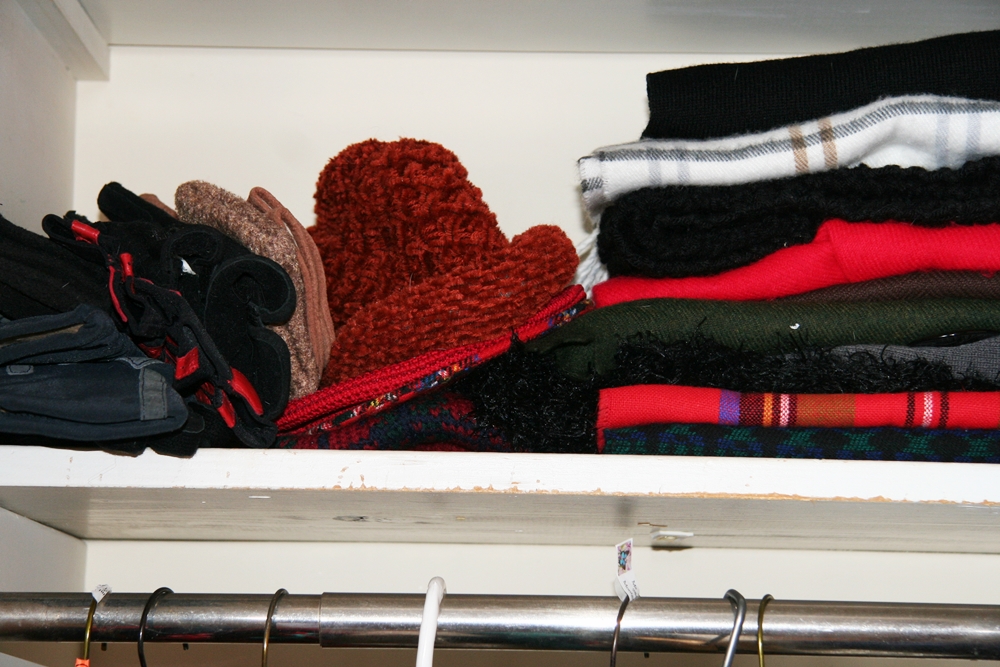 Winter Coat Closet Cleanout