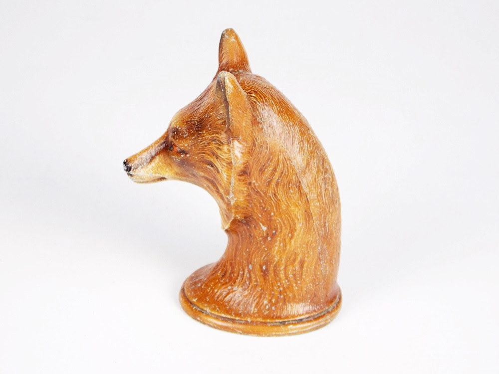 A Super Fun Vintage Cast Iron and Painted Rubal "Fox" Bottle Opener