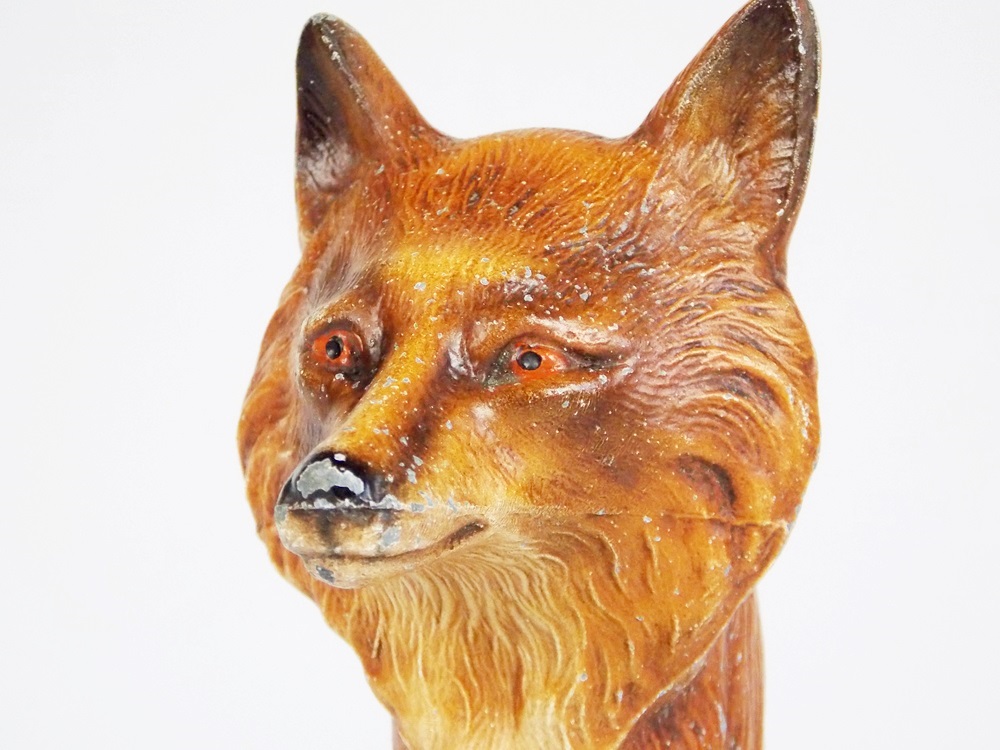A Super Fun Vintage Cast Iron and Painted Rubal "Fox" Bottle Opener