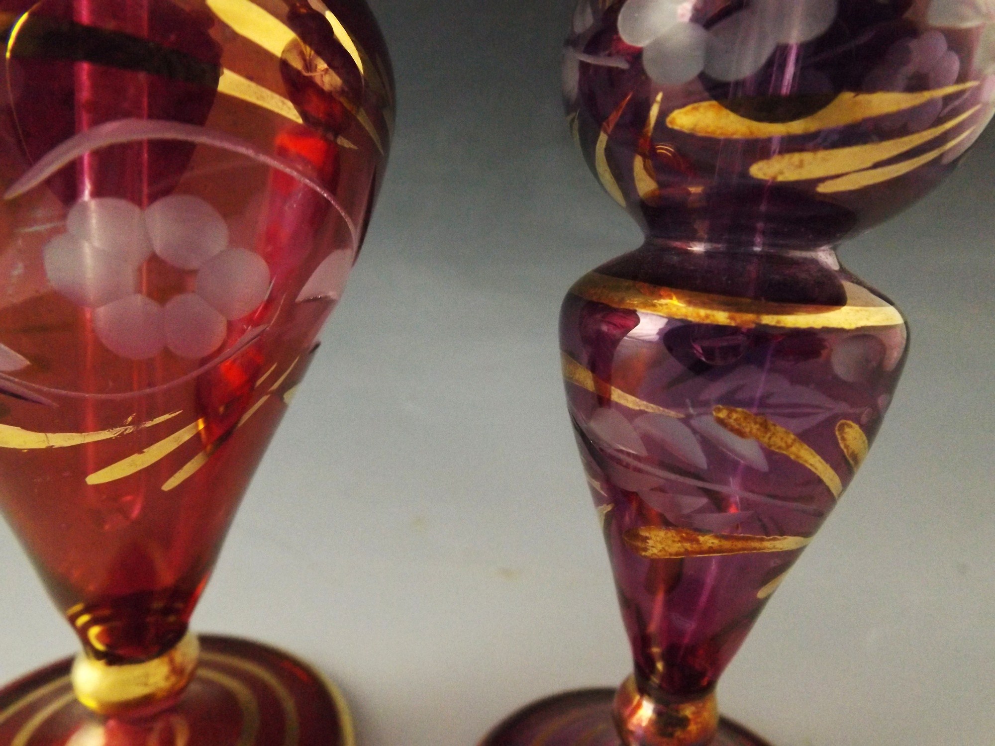 A Pair of Lovely Egyptian Perfume Bottles