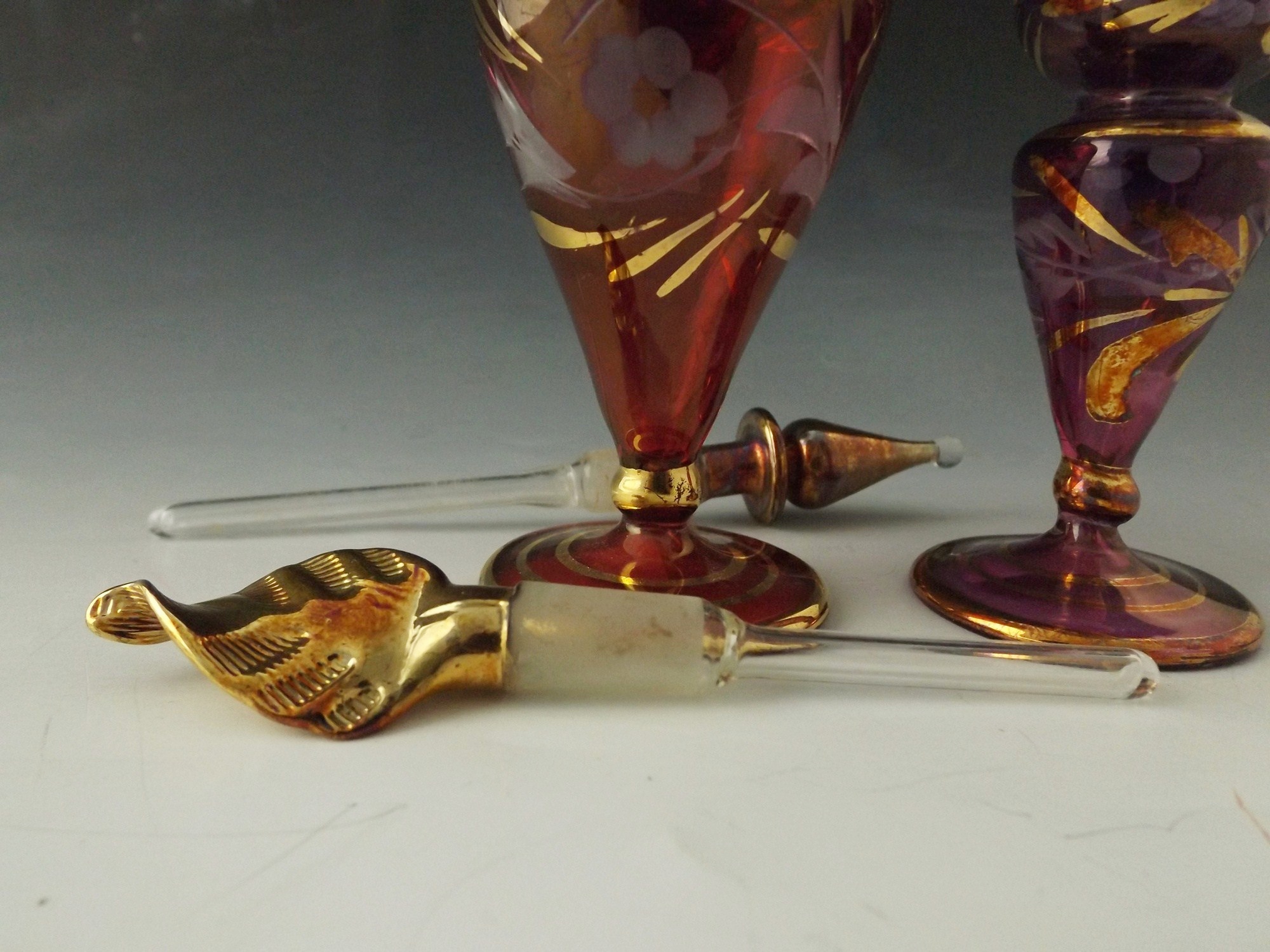 A Pair of Lovely Egyptian Perfume Bottles