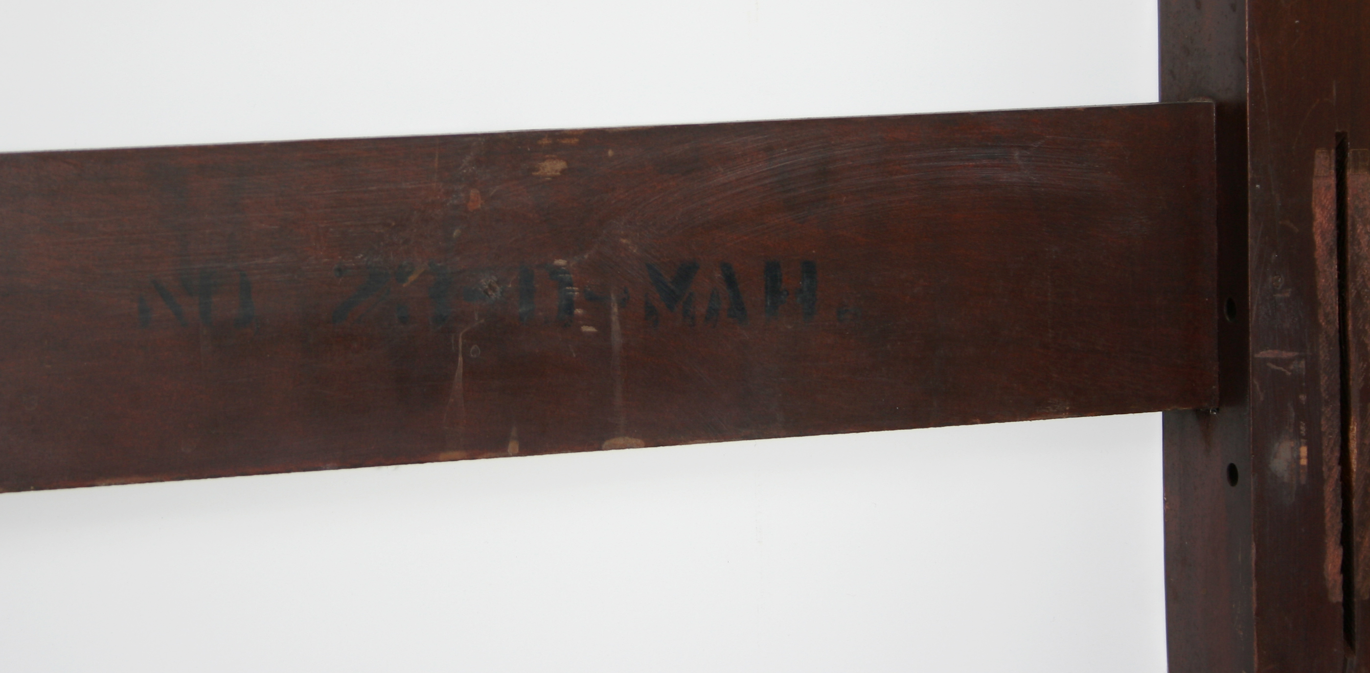 Hardwood Twin Jenny Lind Style Spool Bed Headboard and Footboard 