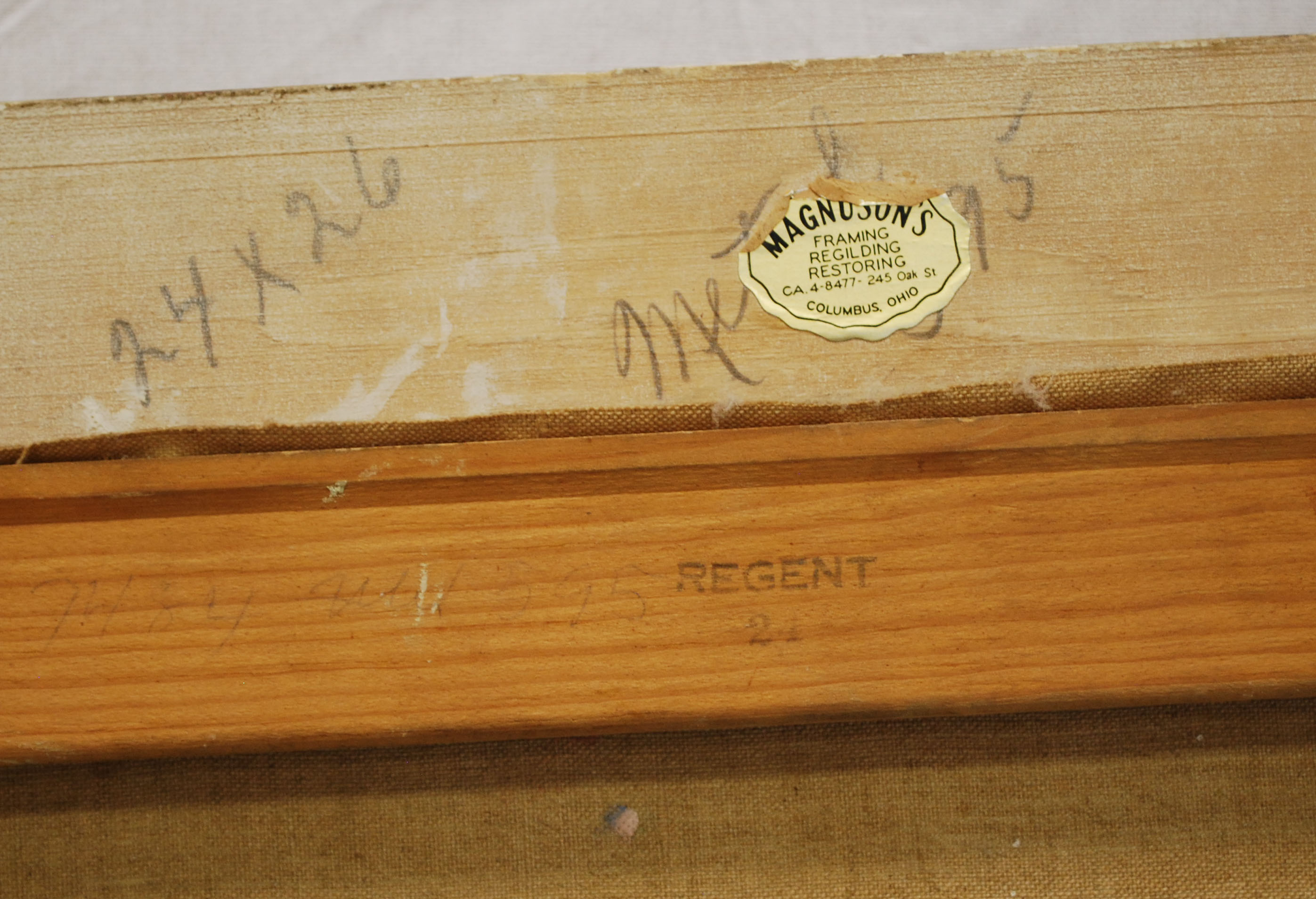 Framed Original Oil Painting by Mary C. Peterson