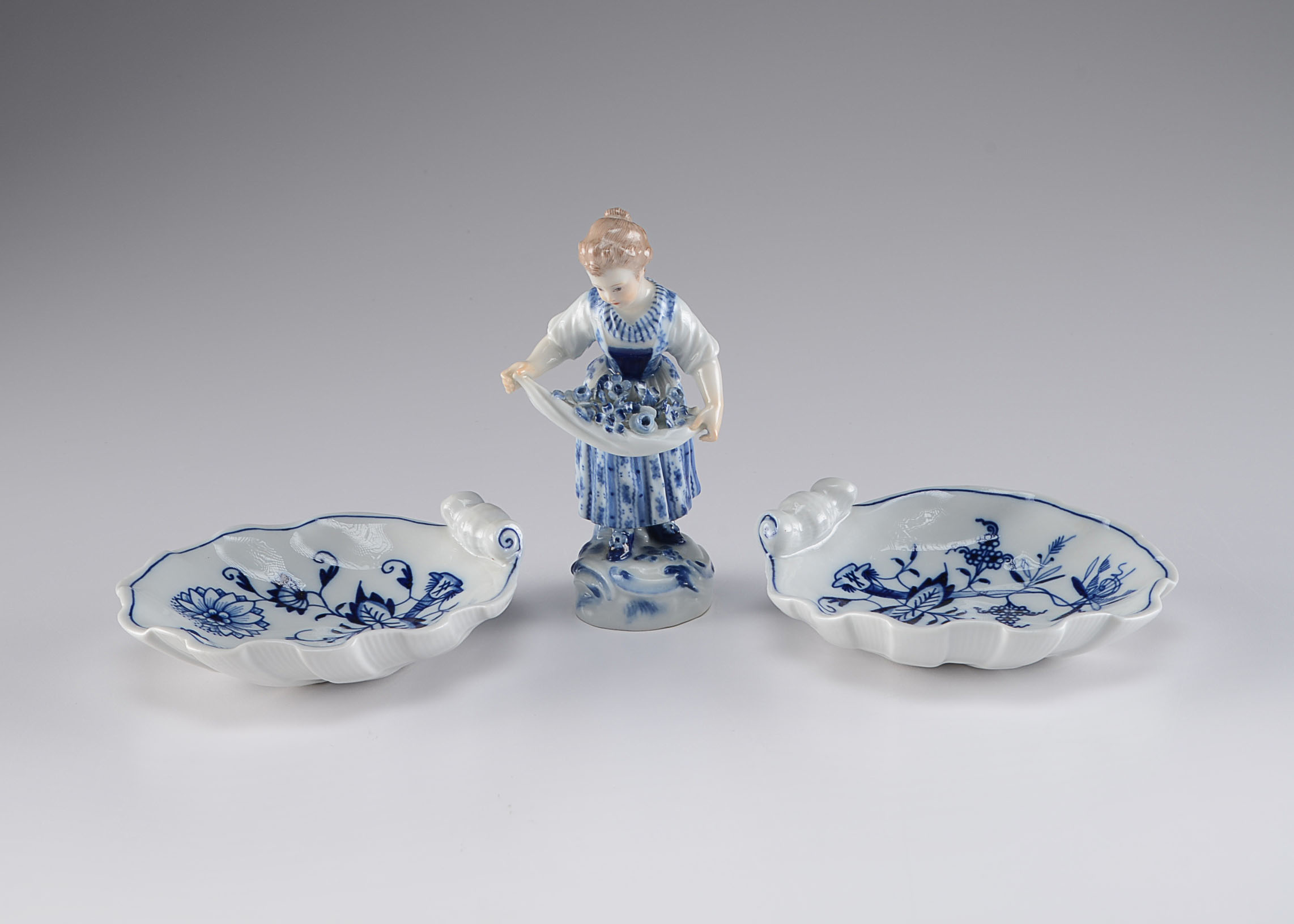 Blue and White China Pieces