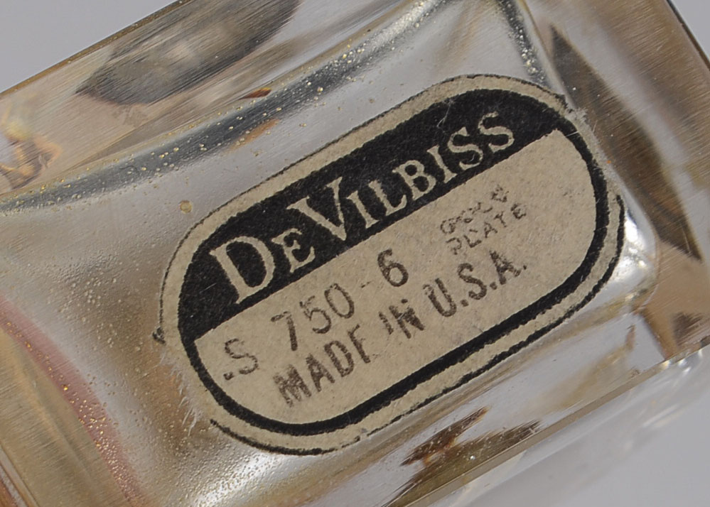 DeVilbiss Perfume Bottle with Atomizer