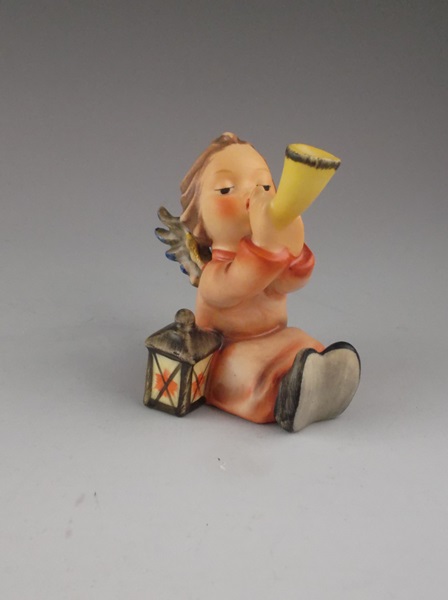 Angel Blowing a Horn Goebel Hummel Figurine