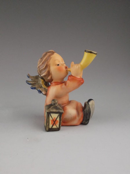 Angel Blowing a Horn Goebel Hummel Figurine