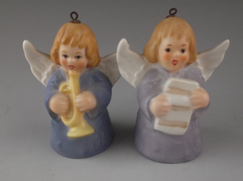 Collection of Goebel Hummel "Angel Bell" Ornaments 