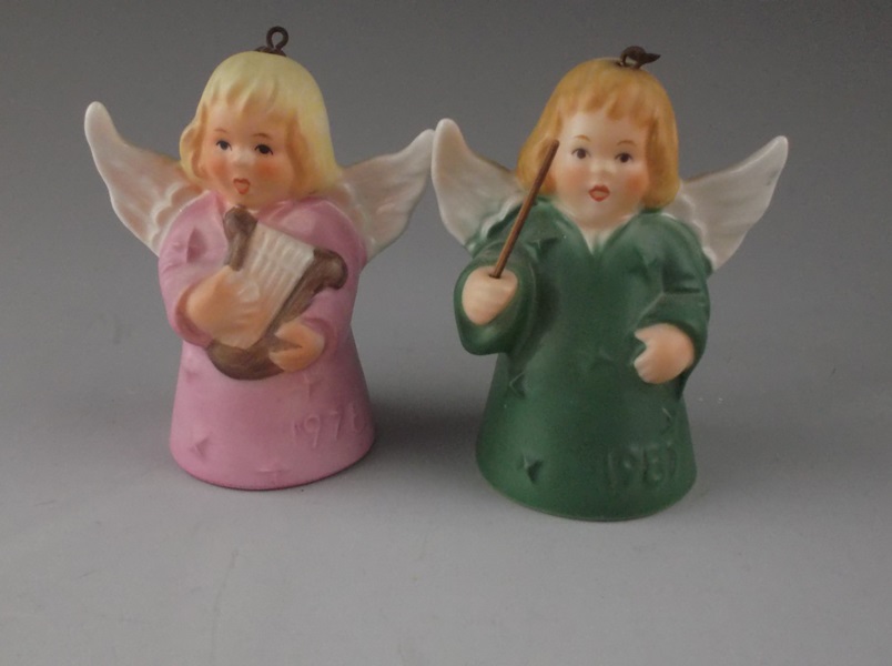 Collection of Goebel Hummel "Angel Bell" Ornaments 