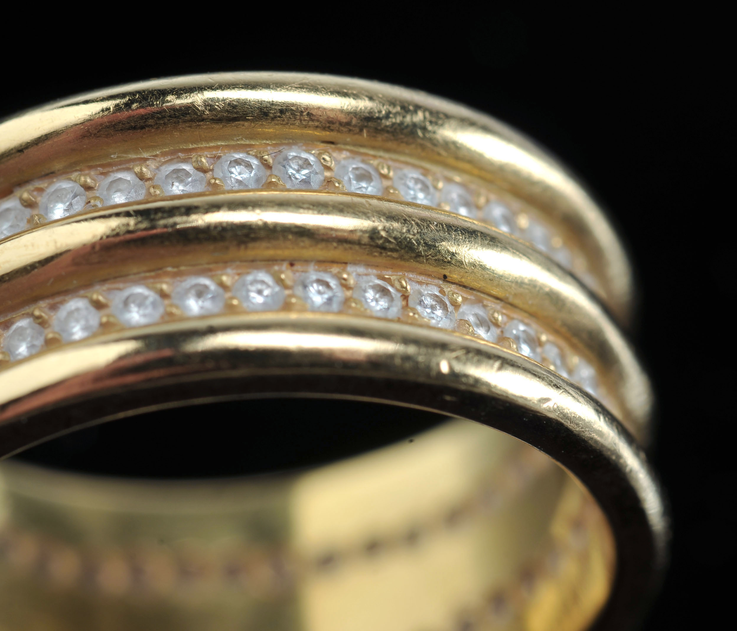 Reinstein/Ross of New York 20 K Natural Purple Sapphire "Double Shimmer" Ring 