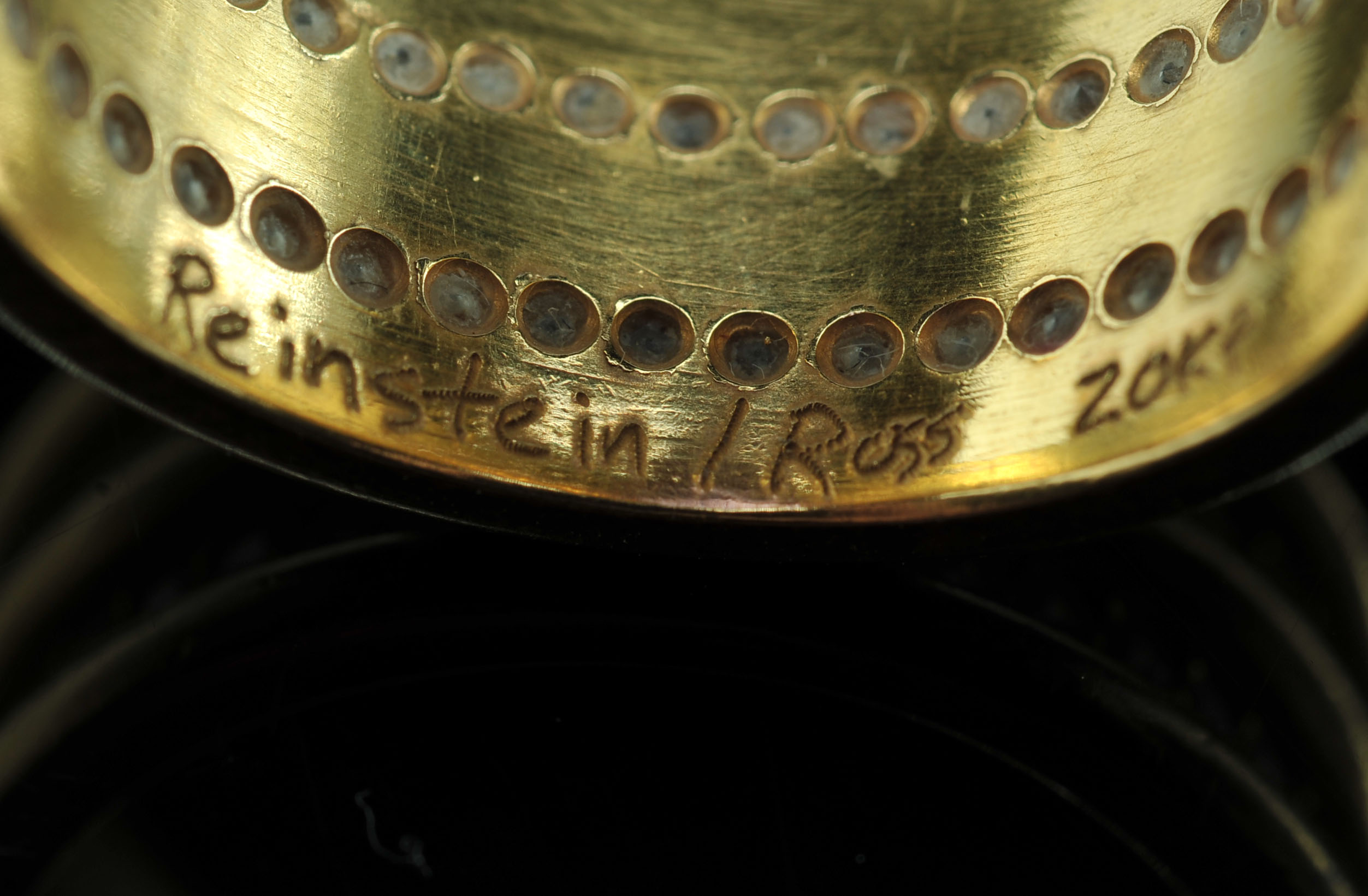 Reinstein/Ross of New York 20 K Natural Purple Sapphire "Double Shimmer" Ring 