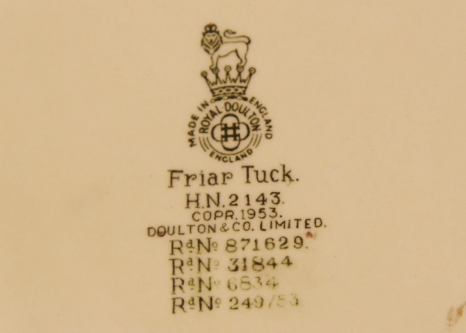 Royal Doulton 'Friar Tuck'