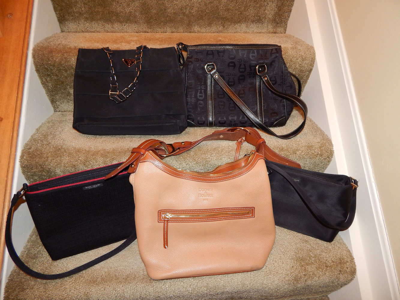 Five Designer Handbags