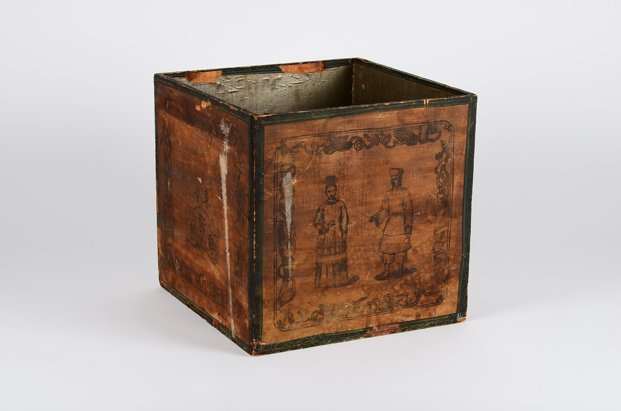Vintage Chinese Tea Box Crate
