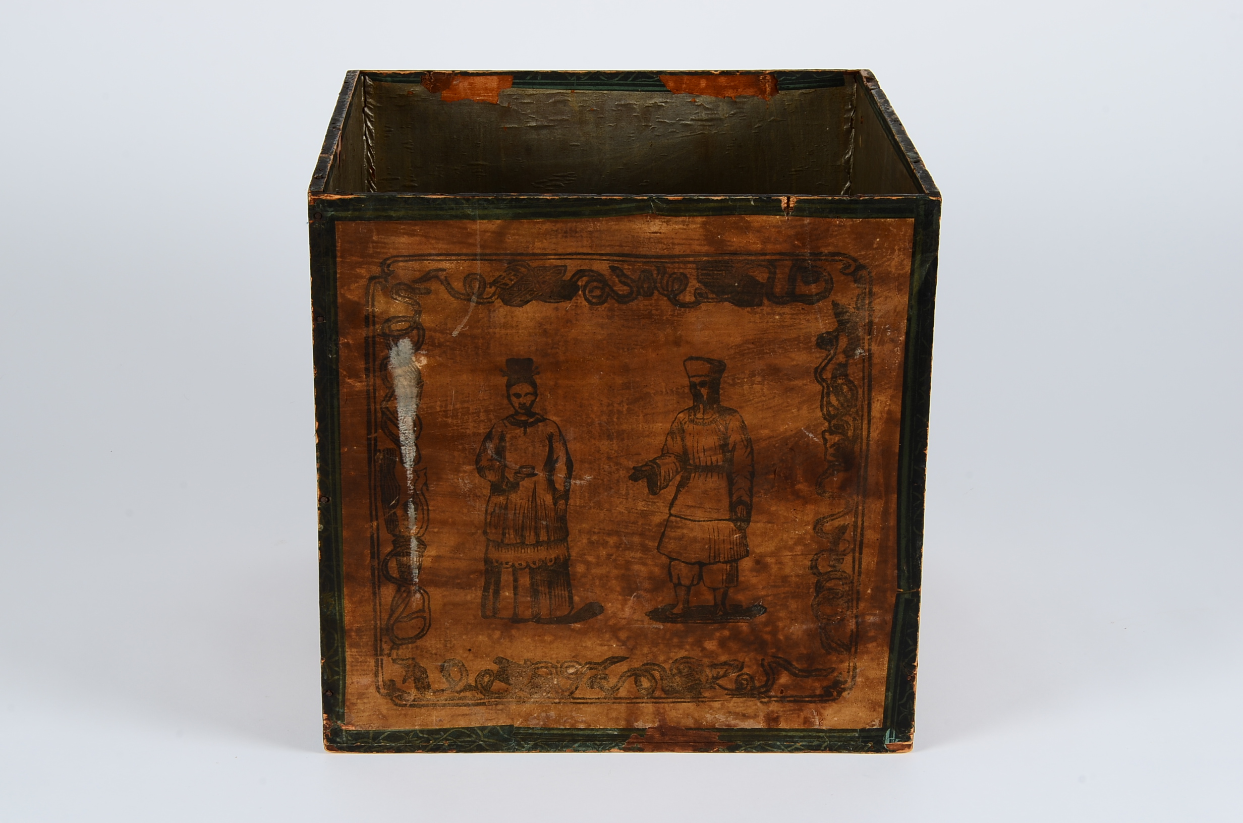 Vintage Chinese Tea Box Crate