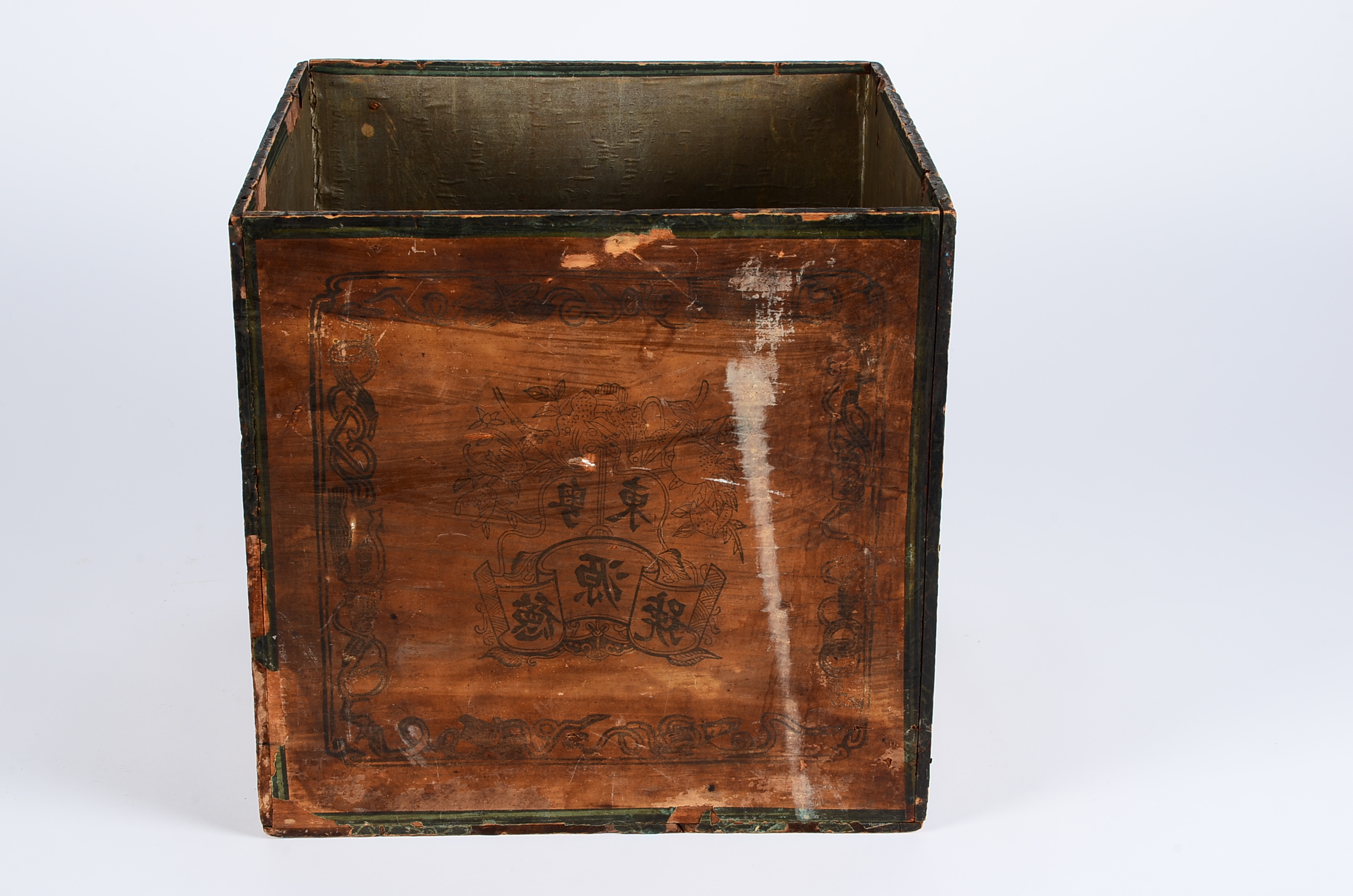 Vintage Chinese Tea Box Crate