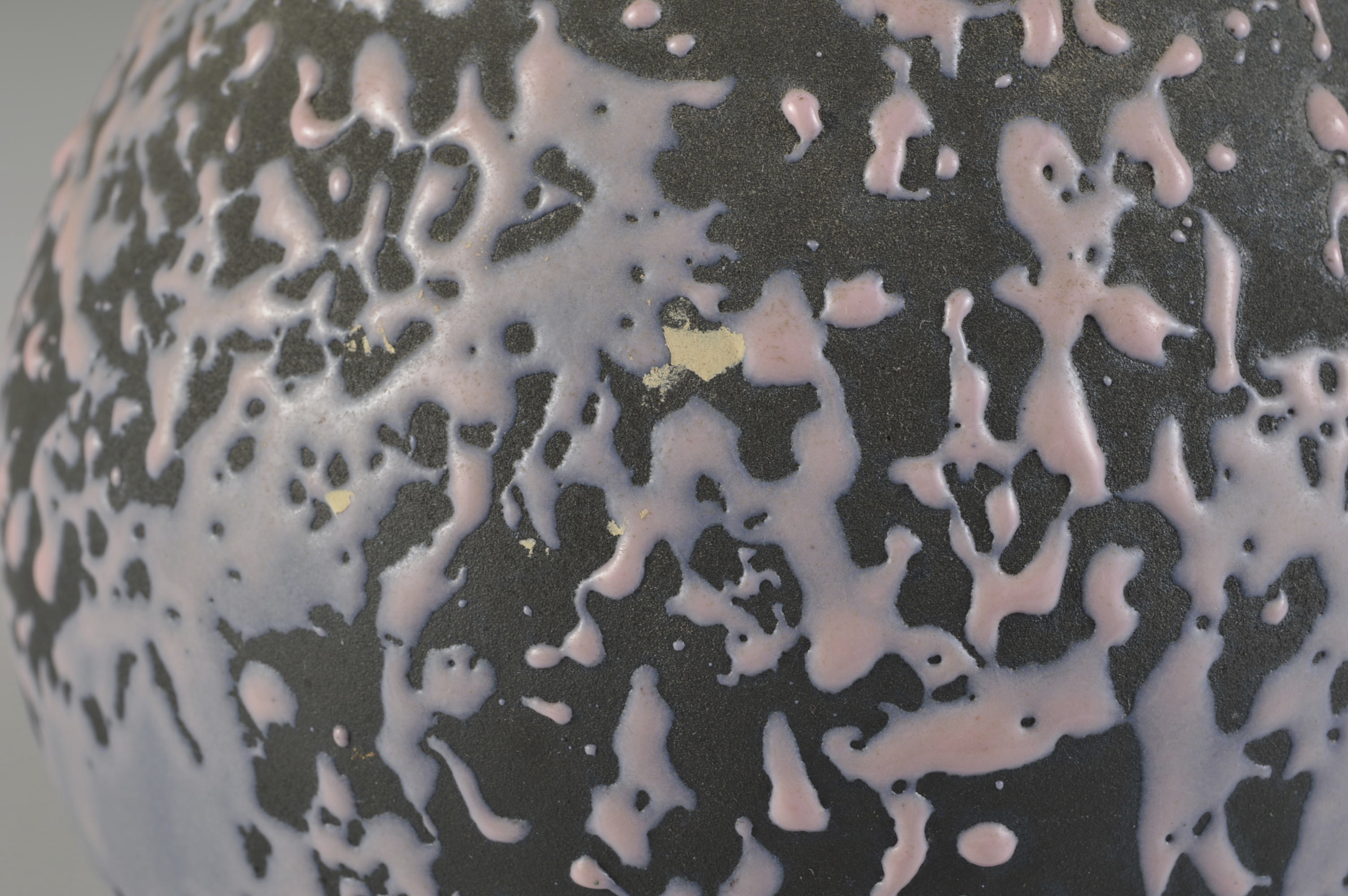 Vintage Pink Spatter Glazed Pitcher