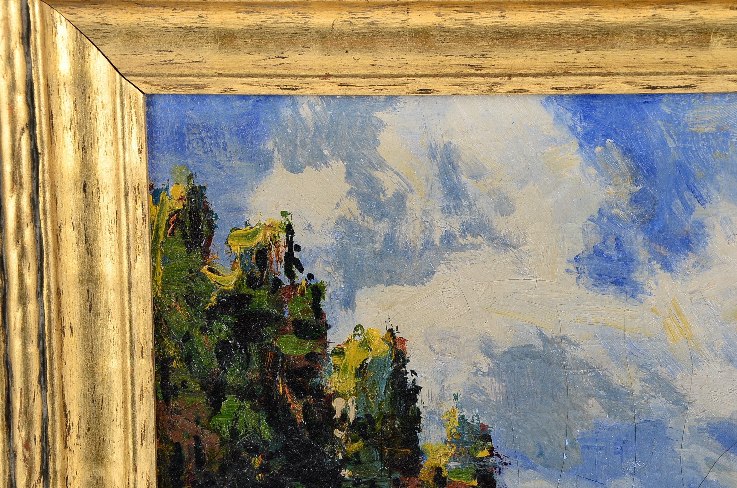 Original Charles William Duvall Oil on Board Painting