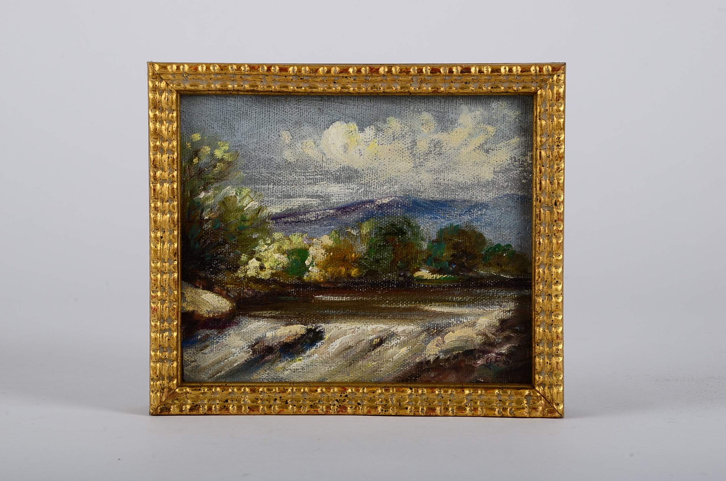 Original Glenn F. Bastian Oil on Academy Board